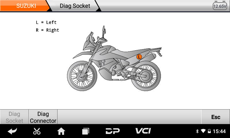 OBDSTAR MS70 Motorrad Schneemobil Quad uvm Justierung OBD2 Scanner