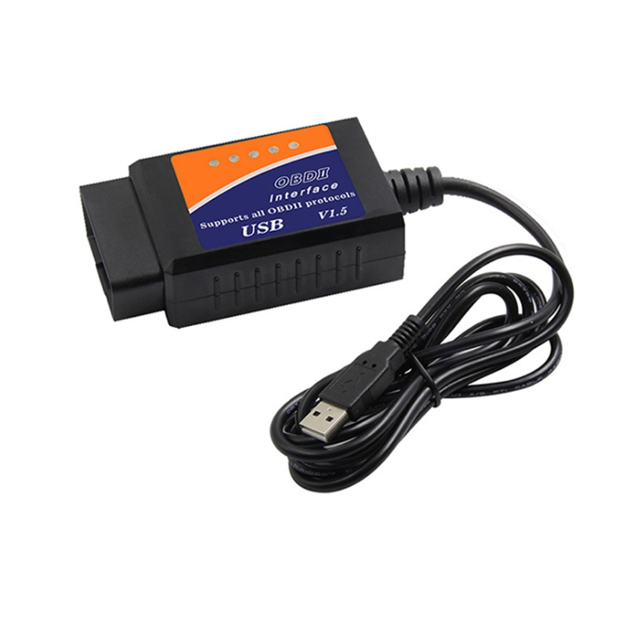 Diagnose Interface OBD2 327 USB OBDii Marken Gerät KFZ Scanner CanBus Universal